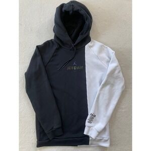 Nike Air Jordan Fly 11 Concord Legacy 72-10 Hoodie Men's L Black/White